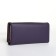 Women's wallet on magnet, purple color
