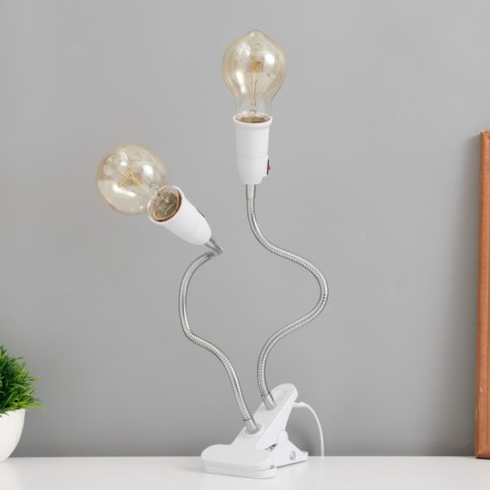 Sindy Duo table lamp 2x15W E27 white 3x3x40cm Risalux-4