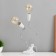 Sindy Duo table lamp 2x15W E27 white 3x3x40cm Risalux