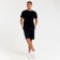 Men's T -shirt Minaku: Basic Line Man Black Color, size 50