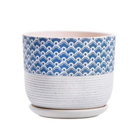 Flower pot "Hockey" White, 2.79 liters-2