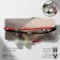 Bracelets "Demetrons" on the magnet, phosphorus balls, cross, black-red color, 6 cm
