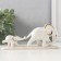 Souvenir ceramics "elephant with an elephant" 8x19x3.4 cm