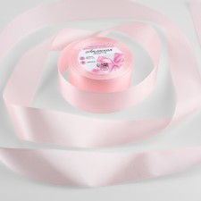 Satin tape, 40 mm × 23 ± 1 m, pastel pink color No. 43