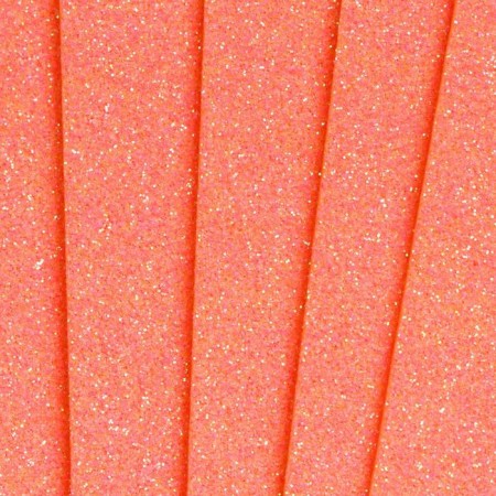 Foamiran "neon shine - bright orange" 2 mm format A4 (set of 5 sheets)-3