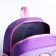 Baby backpack on lightning, 3 outer pockets, lilac color