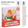 Core schools 6pcs "Baby and Carlson", rectangular