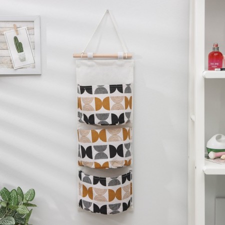 ORGANIZER OF SUBSTANCE with pockets of the share "Sand", 3 departments, 58 × 20 cm