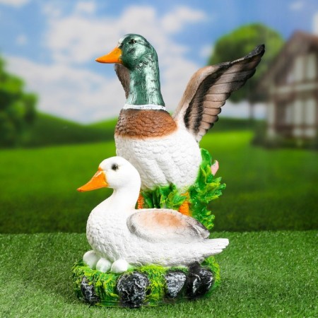 Garden figure "Duck with Selezem" 35cm-1