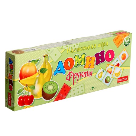 The board game "Domino. Fruits ", 28 cards, from 2 players, 3+
