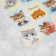 Paper stickers "kittens", with coloring on the back, 11 × 15.5 cm