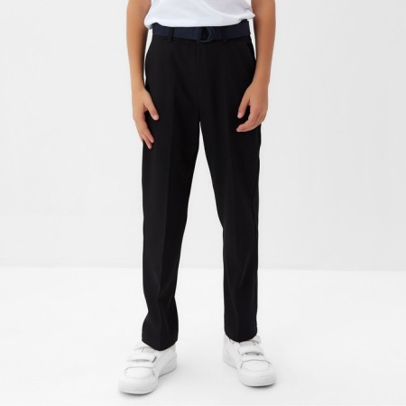 Pants for the boy Minaku: School Collection, Black Color, Height 140 cm