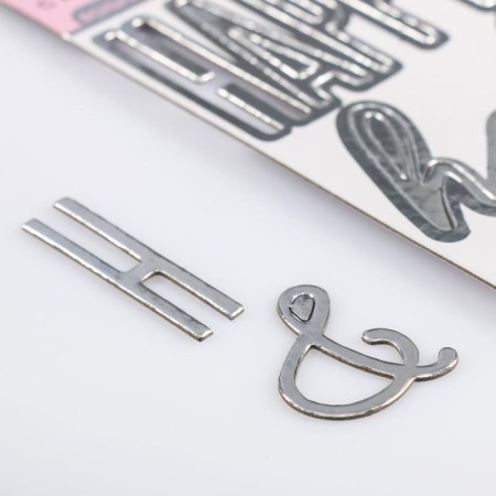 Cardboard stickers with “Happy” foil-2
