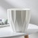 Kashpo for flowers with an insert "flute", 3 l, white color