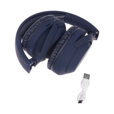 MZ300 headphones, wireless, full -size, microphone, BT 5.3, 400 mAh, blue-7