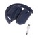 MZ300 headphones, wireless, full -size, microphone, BT 5.3, 400 mAh, blue