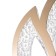 Bra 1830/1GD LED 24W 4000K chrome gold 17x7.5x28 cm