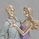 Polystone souvenir "Perfect pair" 26x12.5x8 cm