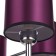 Economic chandelier 38014/5 5x60W E14 LED Chrome/purple 61x61 cm