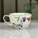 Service Porcelain Tea Daulay "Green Garden", 12 items: 6 cups 220 ml, 6 saucer d = 13 cm