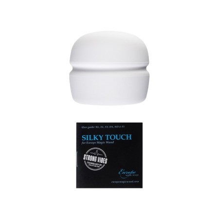 Magic Wand Silky Touch for Massager Europe, silicone, white, 4.5 cm-6