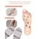 Slippers with a massage effect, open nose, size 44-45, color gray color