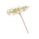 Topper wooden "Congratulations" Golden Dam beautifully 14.3x5.8 cm