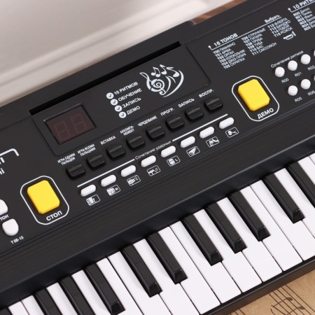 DENN DEK606 mini synthesizer, 16 timbres, polyphony 8 notes, 61 key-1
