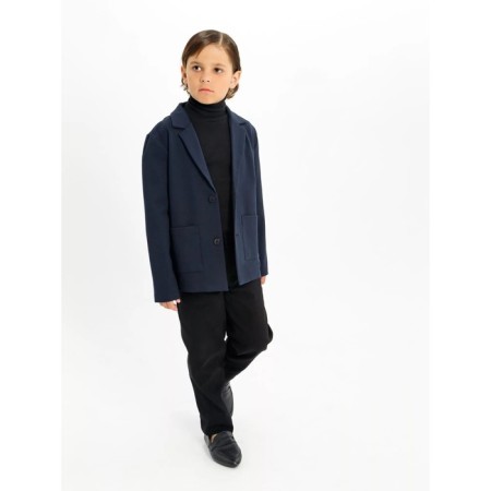 Jacket for a boy, height 140 cm, blue color-5