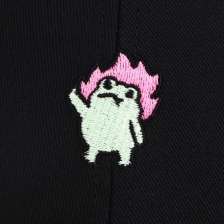 Men's cap “Frog”, black color, rr 56-5