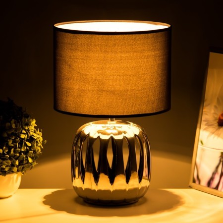 Charlie table lamp E14 40W silver 23x23x38 cm Risalux-2