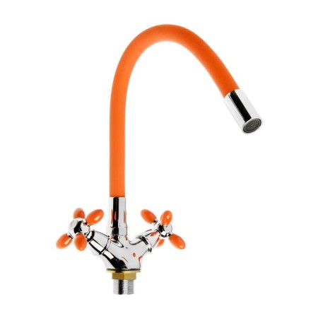 Accoona A4882P-1 kitchen mixer, two-wound, with flexible surge, orange-1