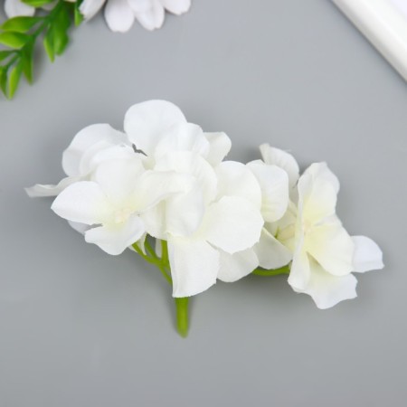 Flowers for decoration "hydrangea" white 10x10 cm-2
