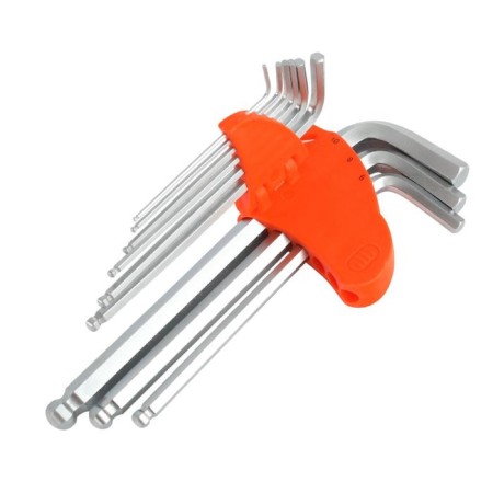 A set of keys Patriot Skh-9l, hexagonal with a ball, long, 1.5-10 mm, CRV, 9 pcs.-2