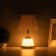 Table lamp "Claudia" 1x40W E27+LED backlighting pink/gold 15x15x32.5cm