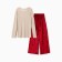 Home Home (longshit and trousers) KAFTAN "velvet", 52-54, burgundy/beige
