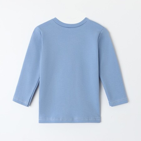 Longsliv children, blue color, height 74 cm-3