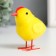 Easter souvenir "Chickens with a scallop" set 6 pcs yellow 3x6x6.5 cm