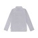 Longsliv-Polo for boys, height 134 cm, color gray melange