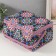 Casket for needlework "Kaleidoscope flowers" 19x26x14.5 cm
