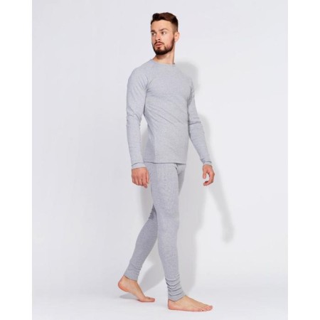 Male thermal underwear (jumper, pants) minku, color light gray melange, size 48-6