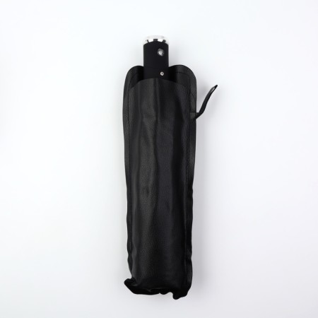 Automatic “plain” umbrella, with a flashlight, rotating pen, 3 additions, 10 spokes, r = 52 cm, black color is black-3
