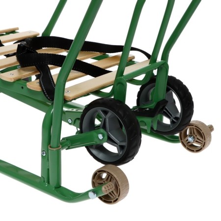 Sled "Timka 5 station wagon", olive color-3