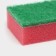 Household sponge with a cleaning layer of the share "Economy", 7.5 × 4.5 × 2.5 cm, 5 pcs