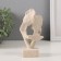 Souvenir Polystone Bust "Lovers" White in specking 7.5x5x14.5 cm