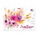 Album for drawing A4, 40 sheets, block 120 g/m², glue, Erich Krause "Tender Bouquet", 100% White, solid substrate
