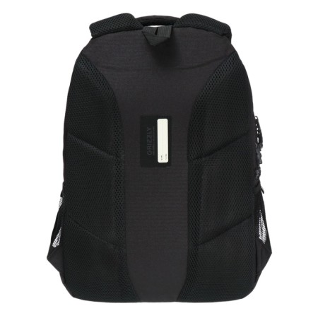 Youth backpack 45 x 32 x 23 cm, Grizzly "Sport", ergonomic back, laptop department, black-5