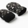 Winter children's mittens minku, black color, 18cm