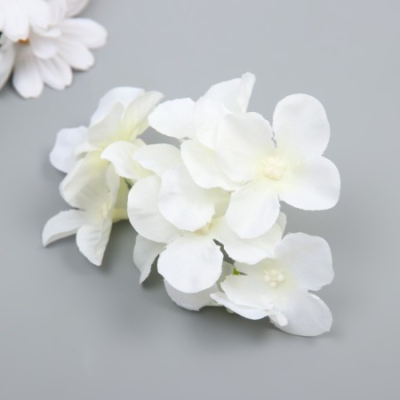 Flowers for decoration "hydrangea" white 10x10 cm-1