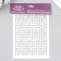Plastic stencil "Knitted pattern" 24x16 cm